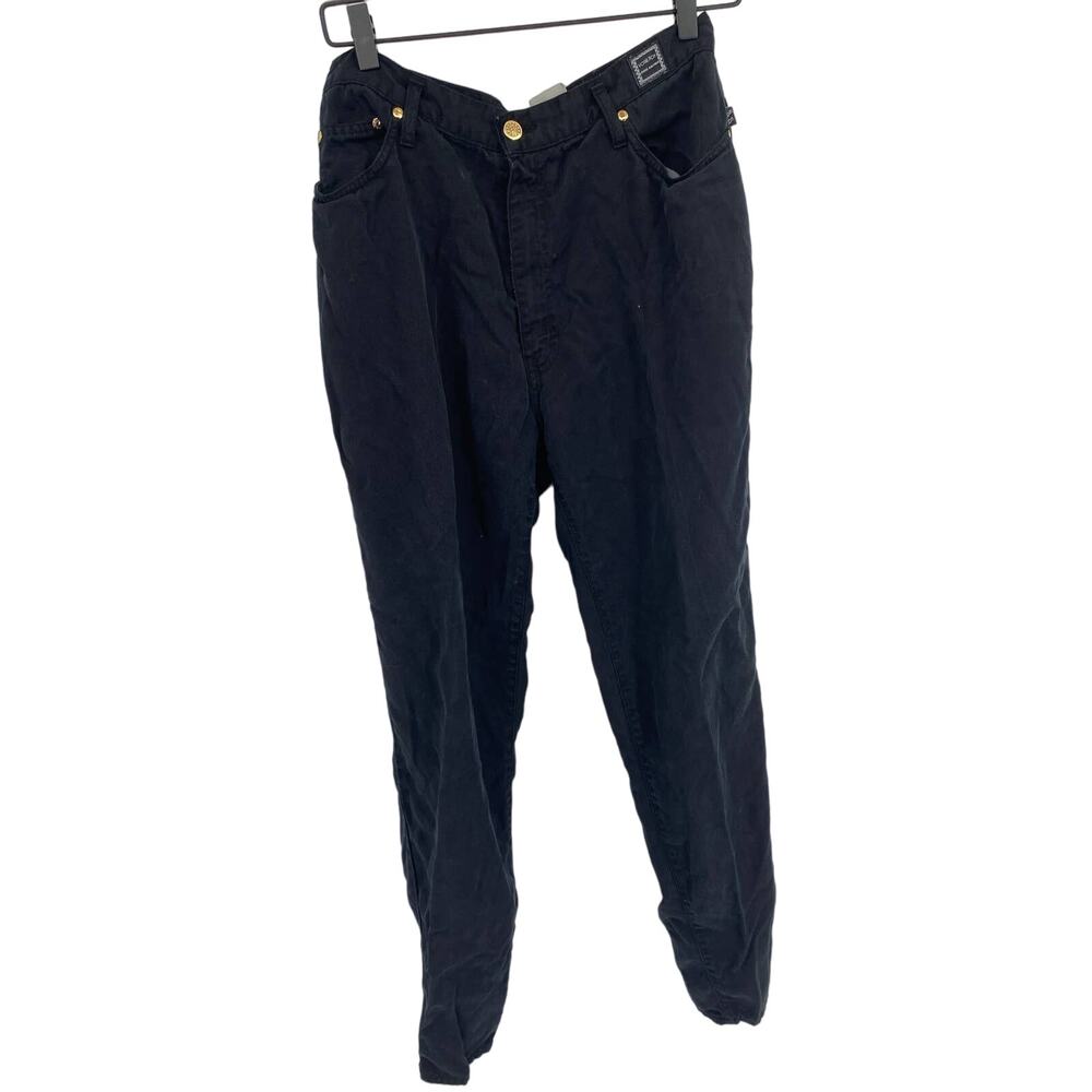 Votre Nom Jeans Boutique Women 44 Jeans Black Tapered High Rise